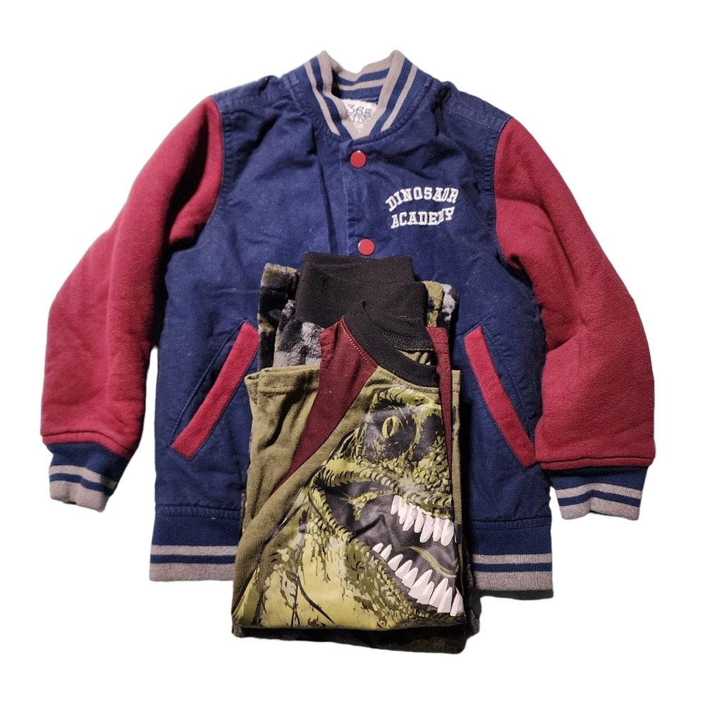 Lot of 2 Boys Jacket and PJ Set